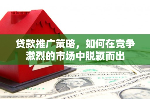 芦溪贷款推广策略，如何在竞争激烈的市场中脱颖而出