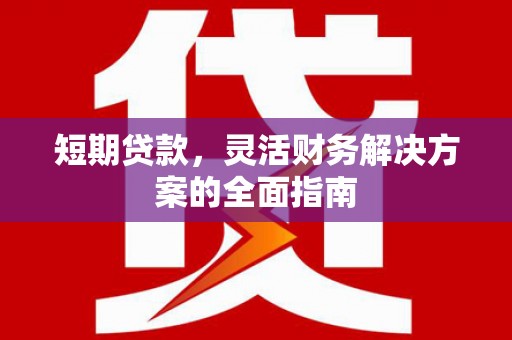 芦溪短期贷款，灵活财务解决方案的全面指南