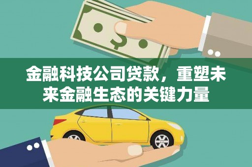 芦溪金融科技公司贷款，重塑未来金融生态的关键力量