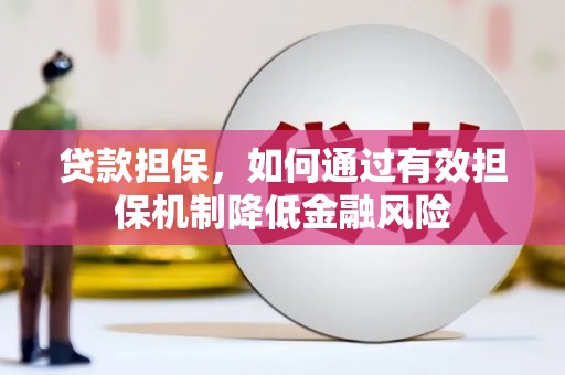 芦溪贷款担保，如何通过有效担保机制降低金融风险