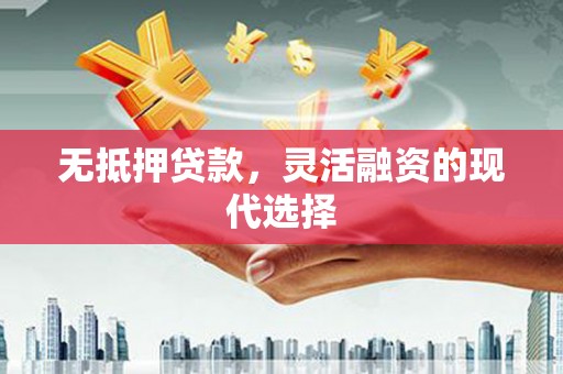 芦溪无抵押贷款，灵活融资的现代选择