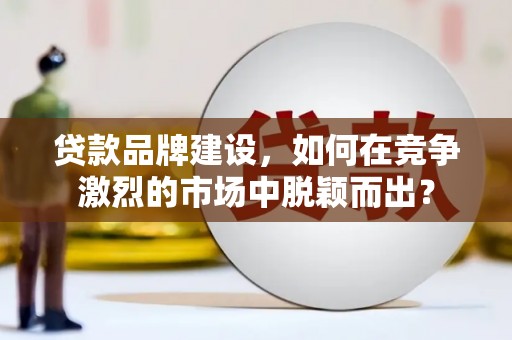 芦溪贷款品牌建设，如何在竞争激烈的市场中脱颖而出？