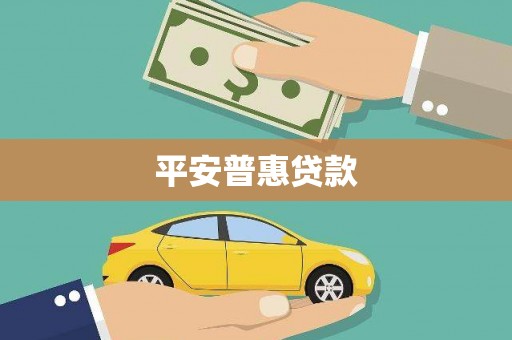 芦溪平安普惠贷款