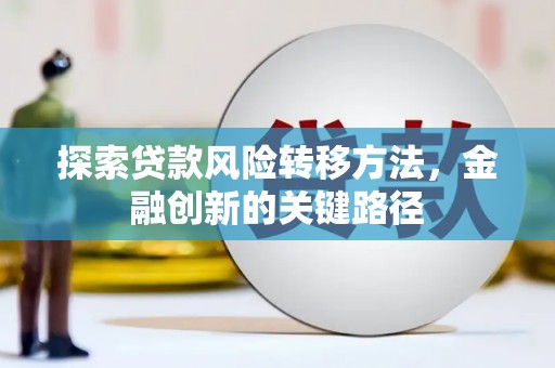 芦溪探索贷款风险转移方法，金融创新的关键路径