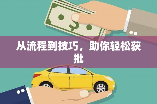 芦溪从流程到技巧，助你轻松获批